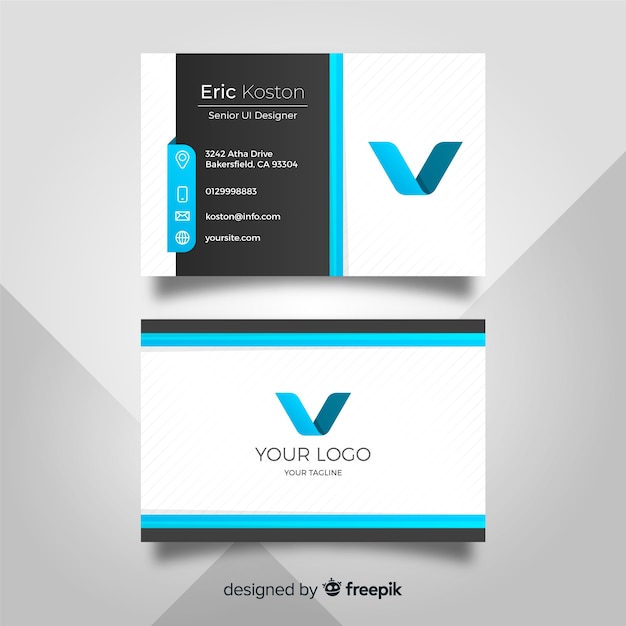 Elegant business card template