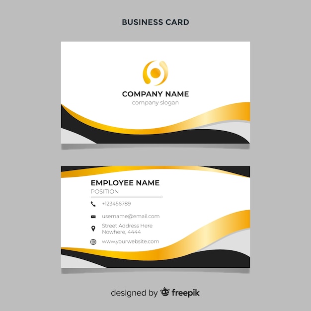 Elegant business card template