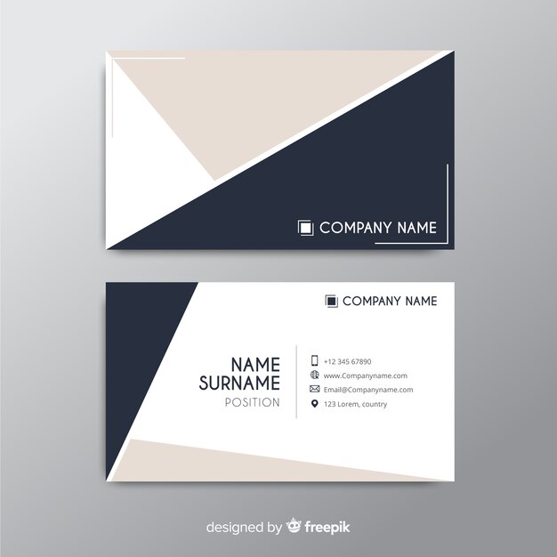 Elegant business card template