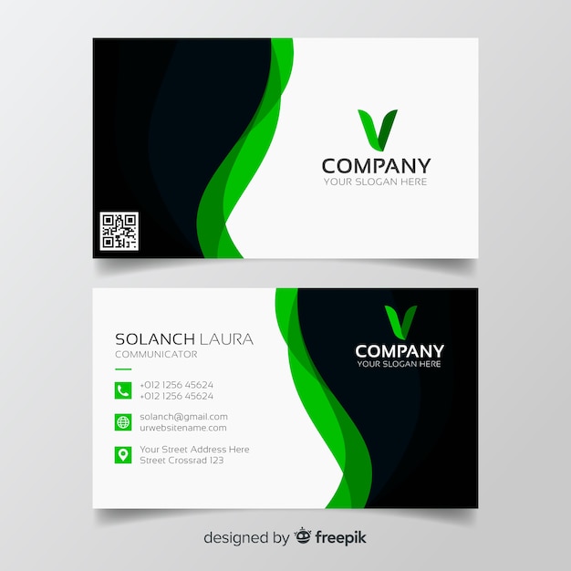 Elegant business card template