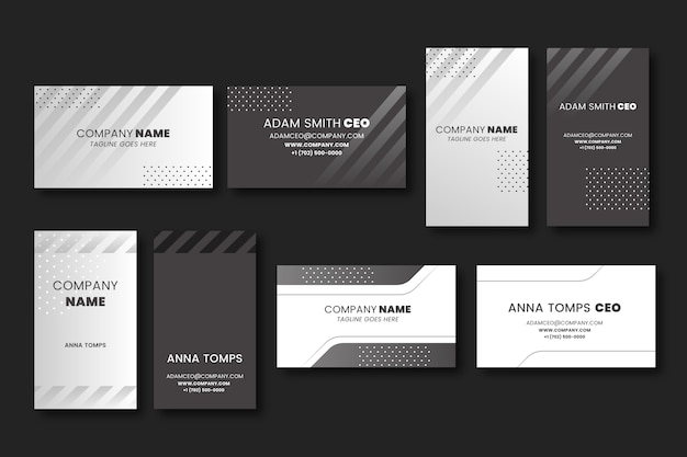 Free Vector elegant business card template