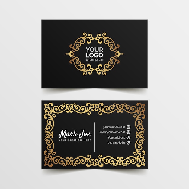 Elegant business card template