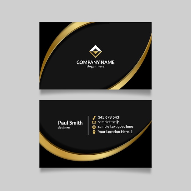 Elegant business card template