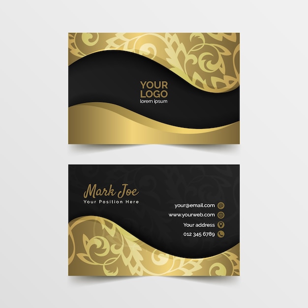 Elegant business card template