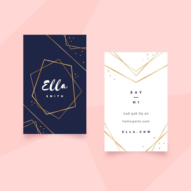 Elegant business card template