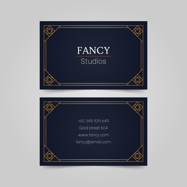 Elegant business card template