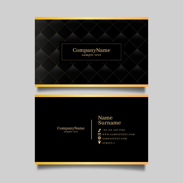 Elegant business card template