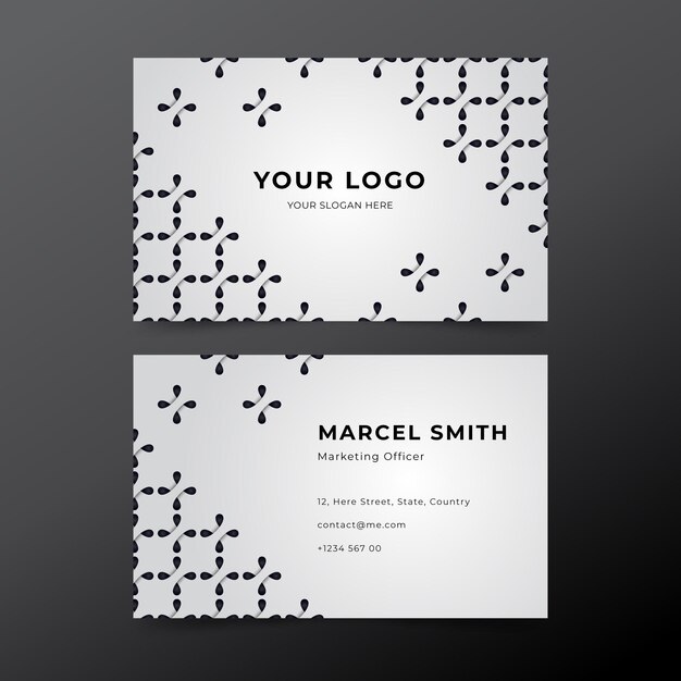 Elegant business card template