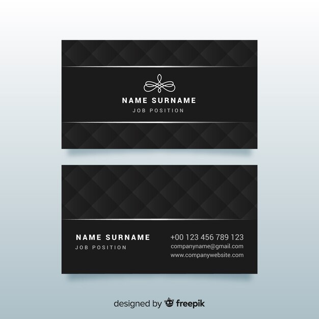 Elegant business card template