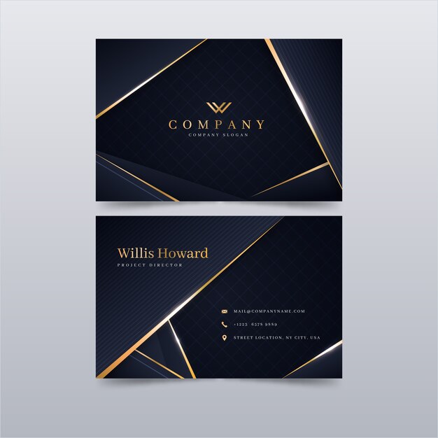 Elegant business card template