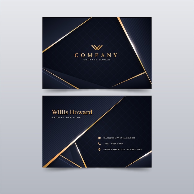 Elegant business card template