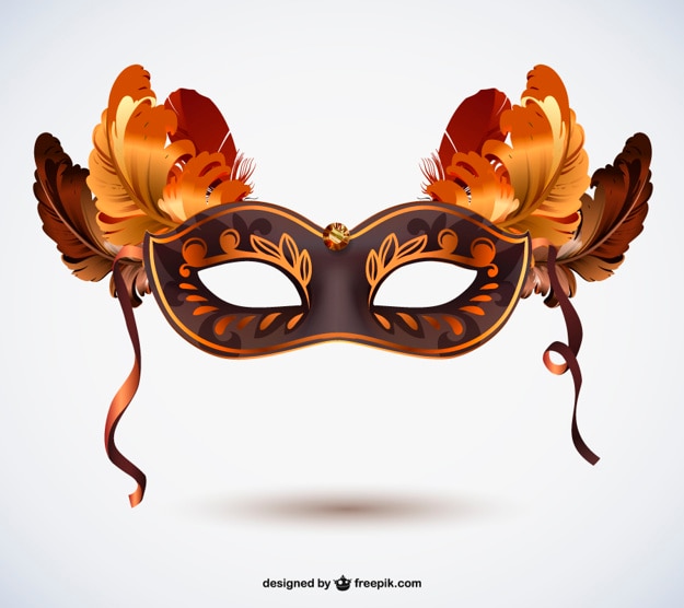 Elegant carnival mask