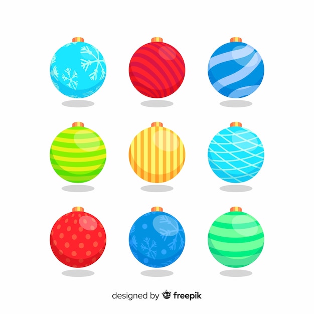 Elegant christmas ball collection 