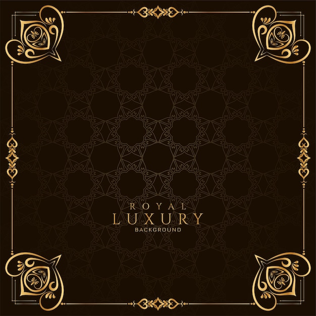 Elegant classic luxury frame design background vector