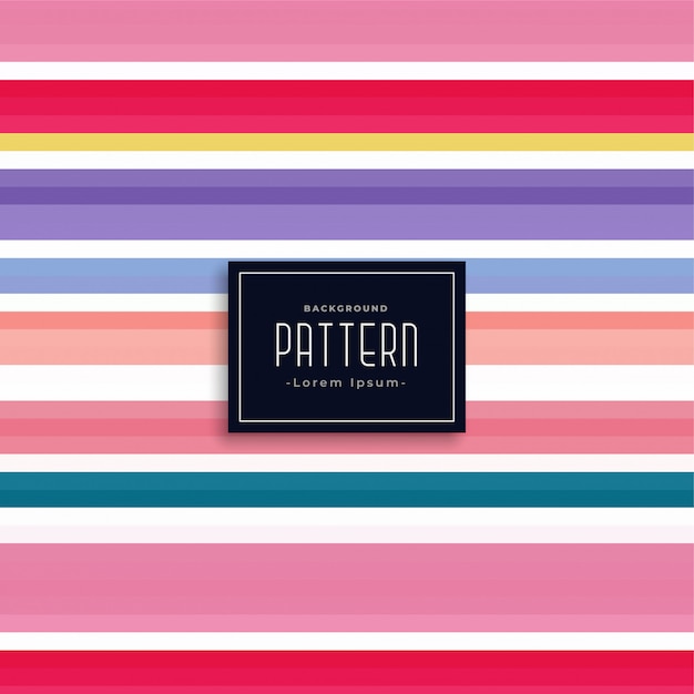 Free vector elegant colorful stripes vector pattern