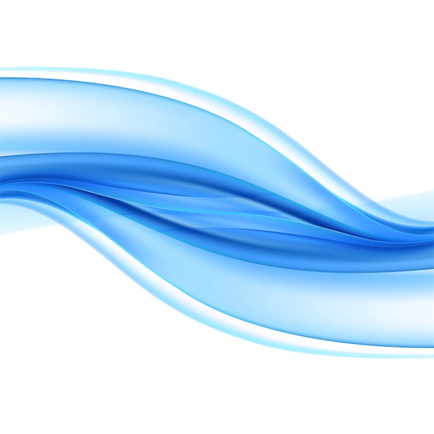 Free Vector elegant creative blue wave  