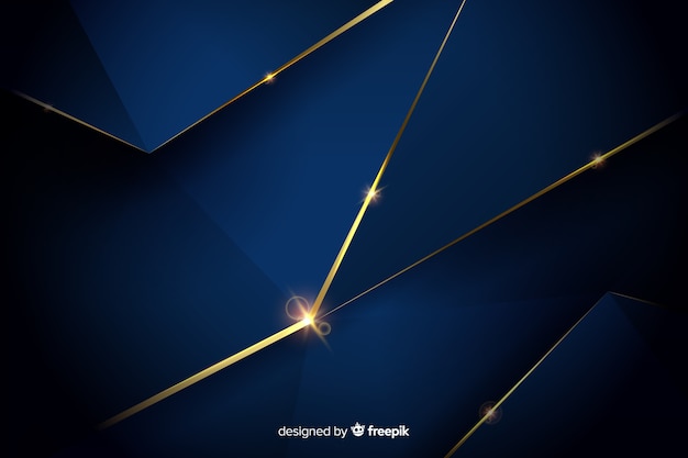 Elegant dark polygonal background design