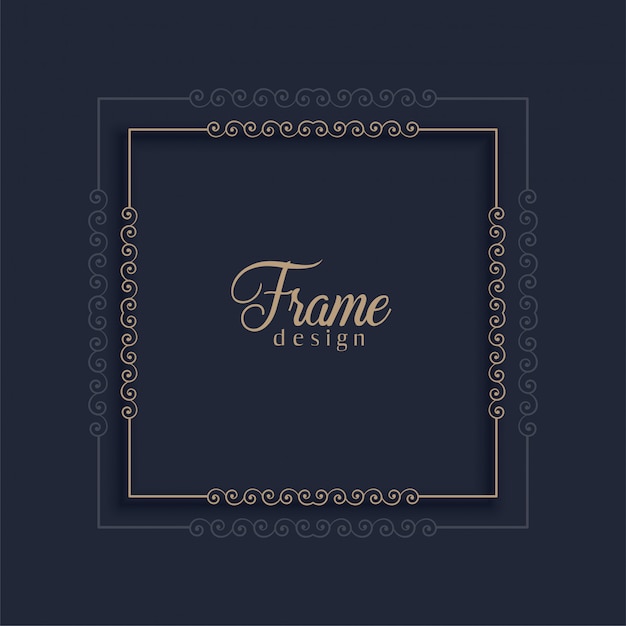 Elegant decorative frame 