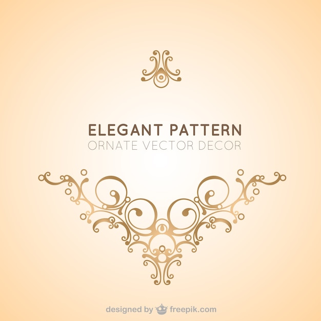 Elegant decorative ornament