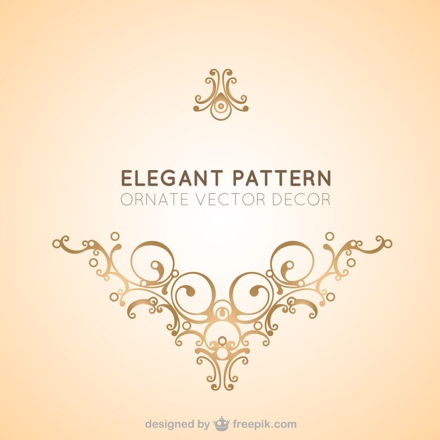 Elegant decorative ornament