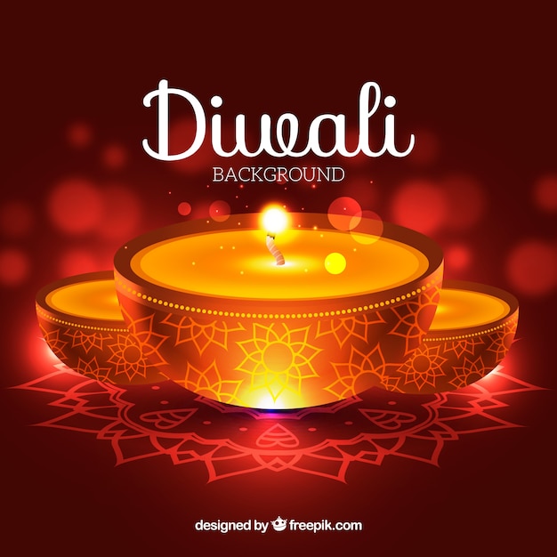 Elegant diwali background