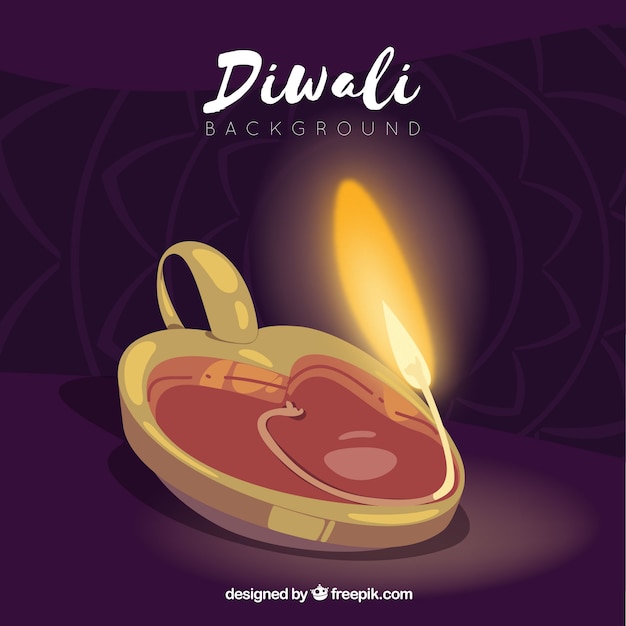 Elegant diwali background