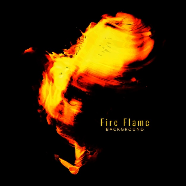 Free vector elegant fire flame background