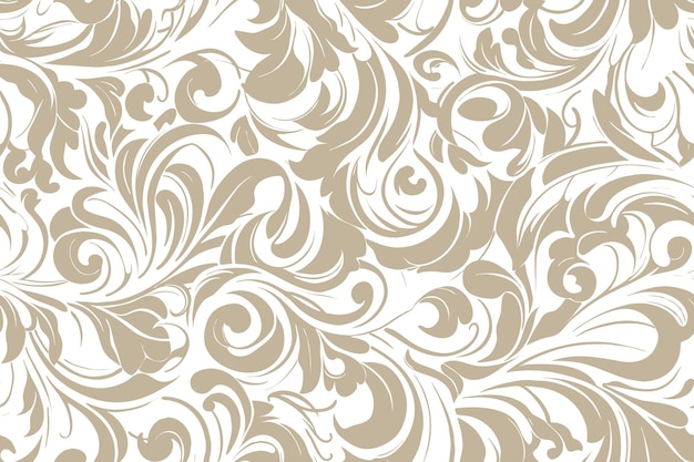 Free Vector elegant floral abstract organic patterns seamless patternjpg