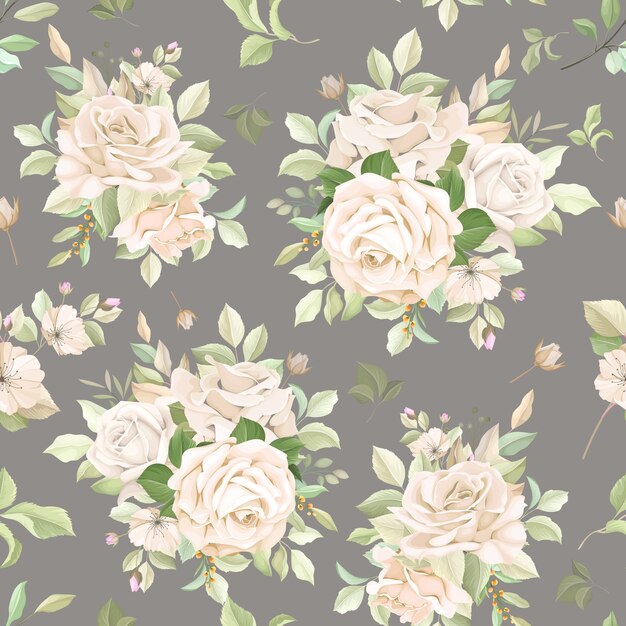 elegant floral seamless pattern