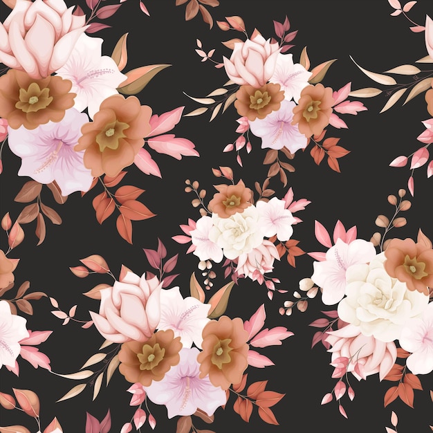 Elegant floral seamless pattern