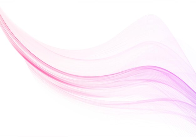 Elegant flowing pink business wave background