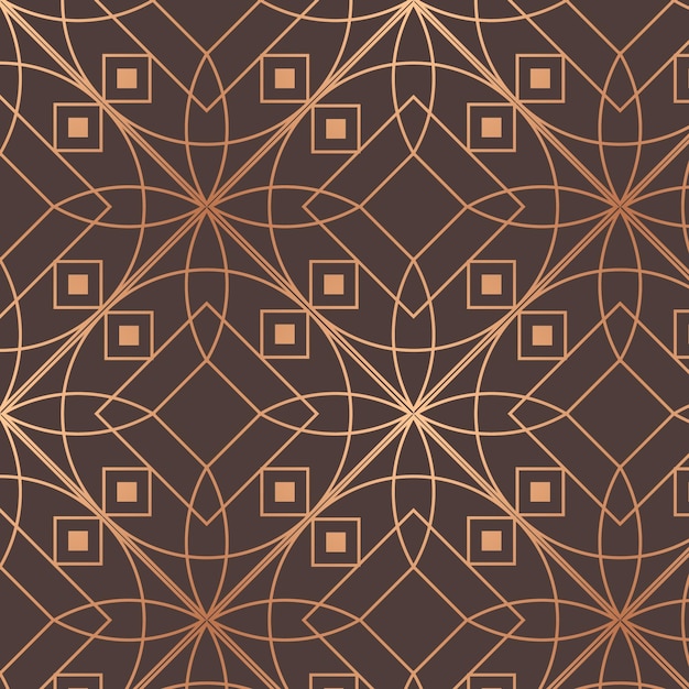 Elegant gradient art deco pattern