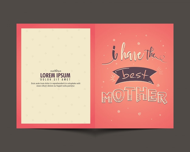  Elegant greeting card design for Happy Mother's Day celebration