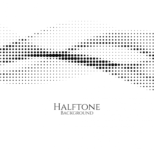 Elegant halftone design vector background