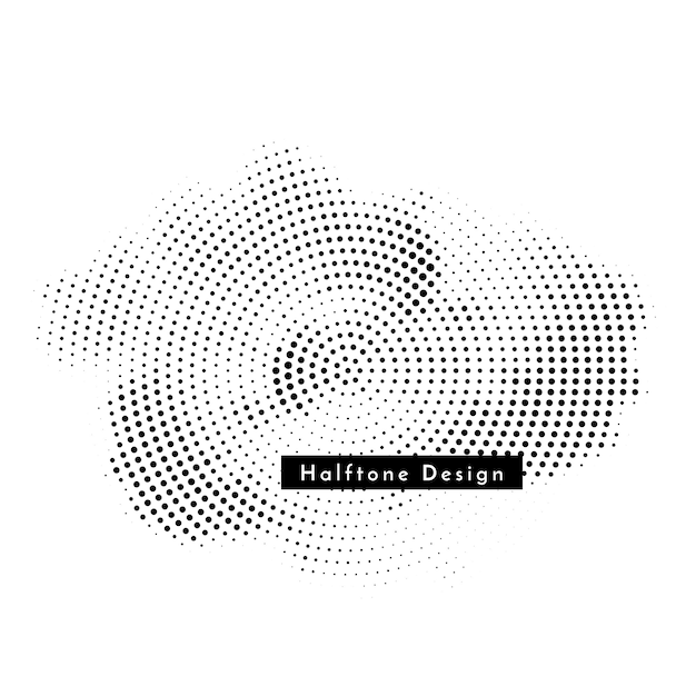 Elegant halftone design on white background 