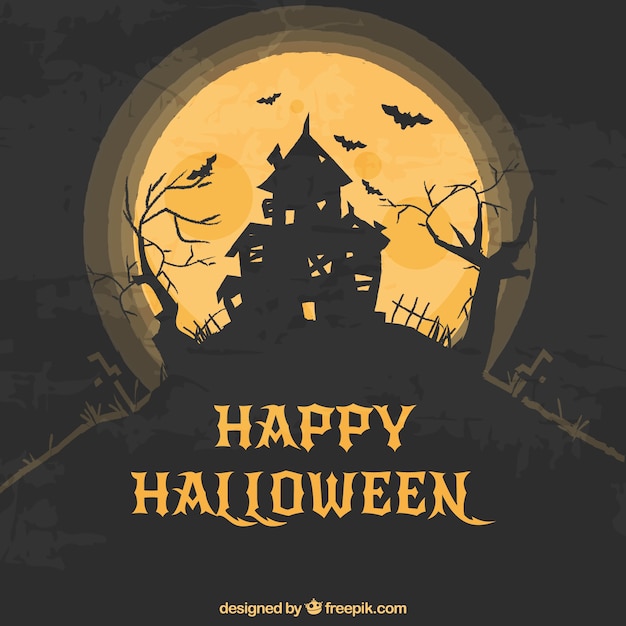 Free Vector elegant halloween background