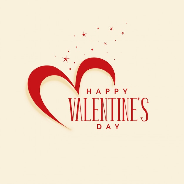 Elegant happy valentines day hearts background