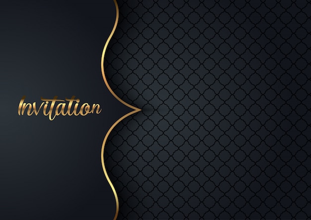 Free vector elegant invitation background