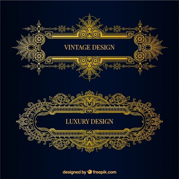 Free Vector elegant logo set