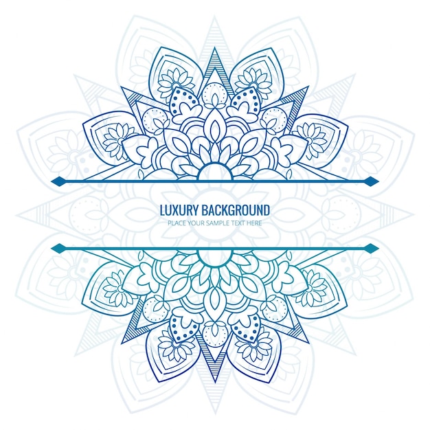 Elegant mandala background