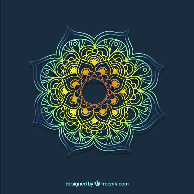 Elegant mandala background