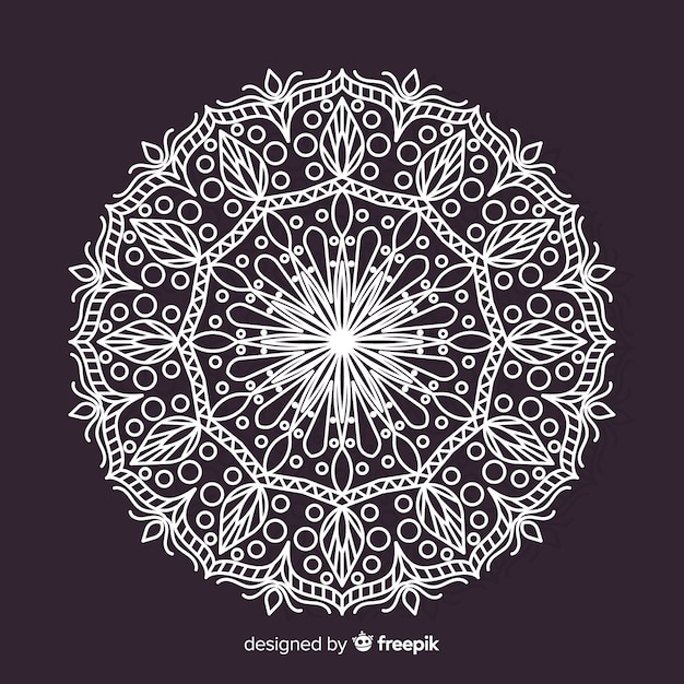 Elegant mandala concept background