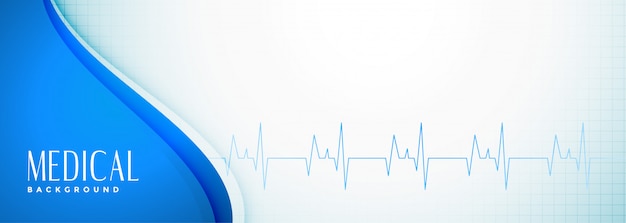 Elegant medical science and healthcare banner