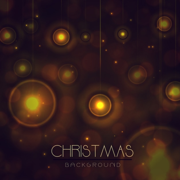 Free Vector elegant merry christmas backgrounds with lighting effect