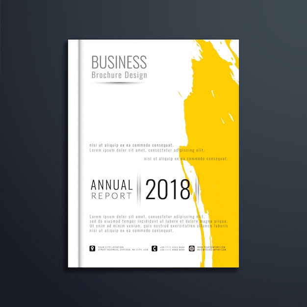 Elegant modern business brochure template