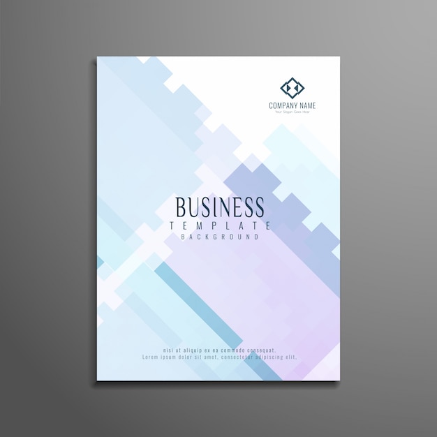 Elegant modern business brochure template