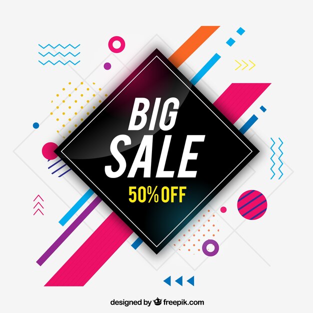 Elegant modern sale background