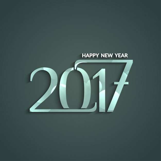 Free Vector elegant new year 2017 background