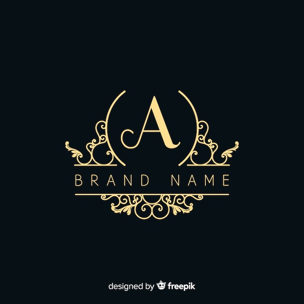 Elegant ornamental logo