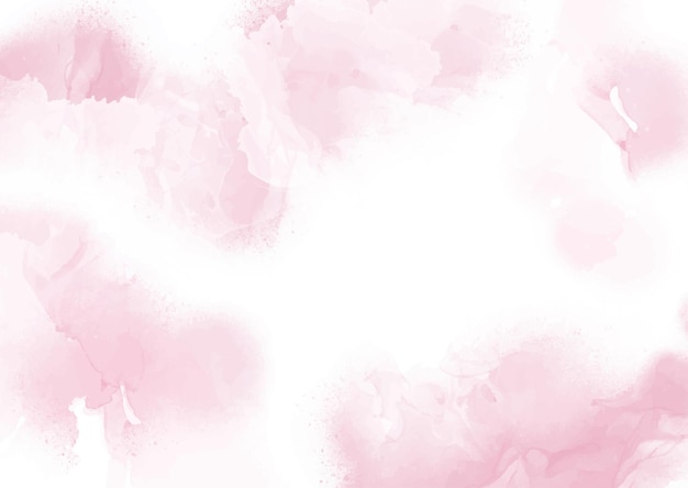 Elegant pastel pink hand painted watercolour background